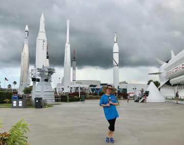 Laurie Orth at Kennedy Space Center