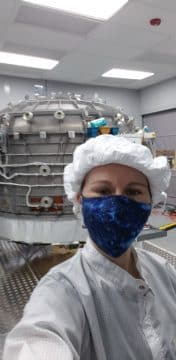 Erin working at NASA 